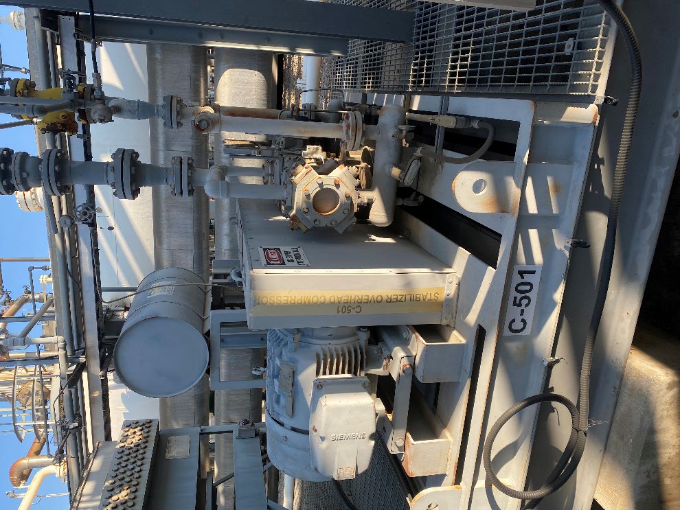 CONDENSATE STABILIZER 18OD X 45' SS 600 BPD (2)