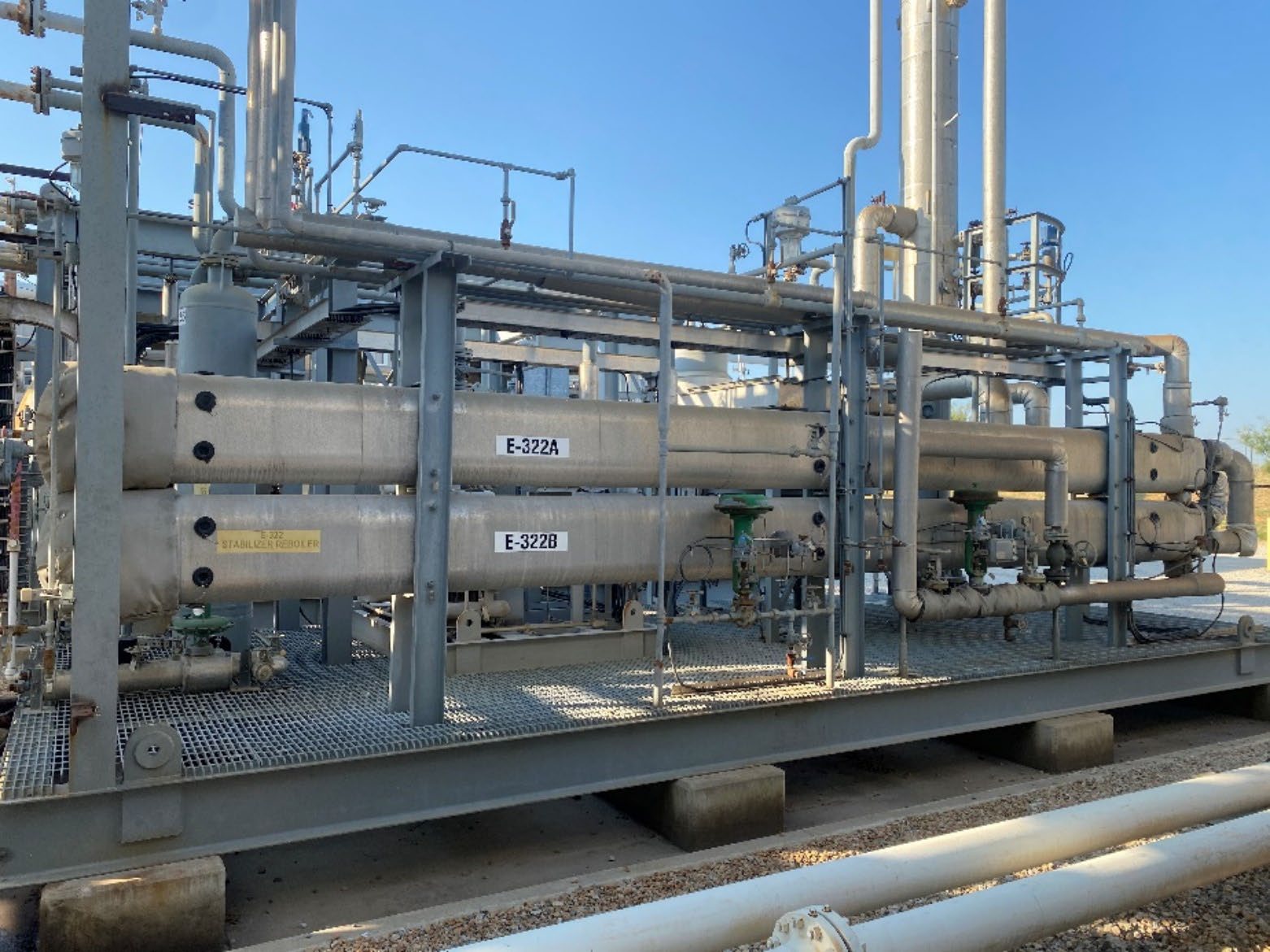 CONDENSATE STABILIZER 18OD X 45' SS 600 BPD (4)